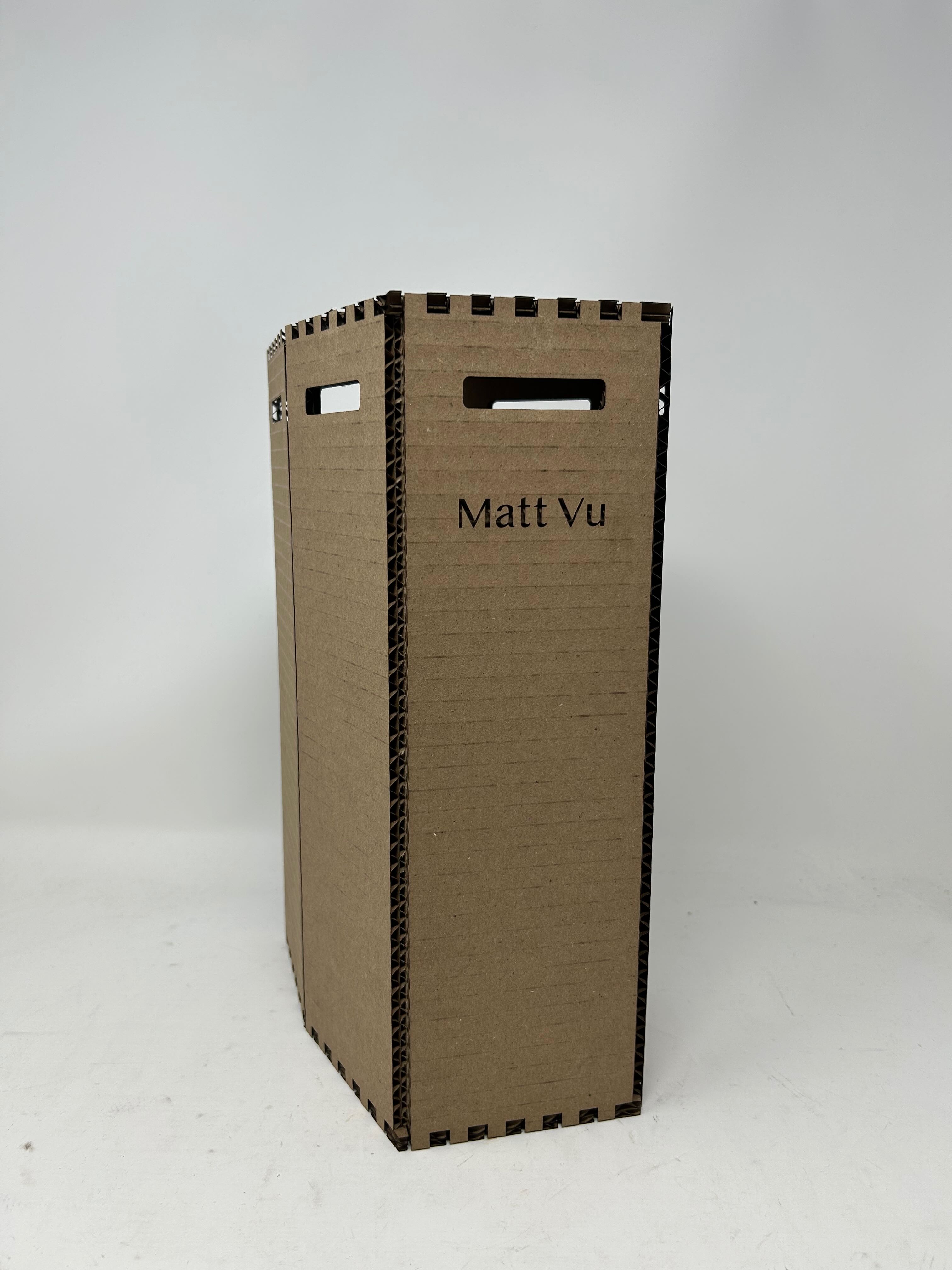 Assembled Pentagonal Box Standing