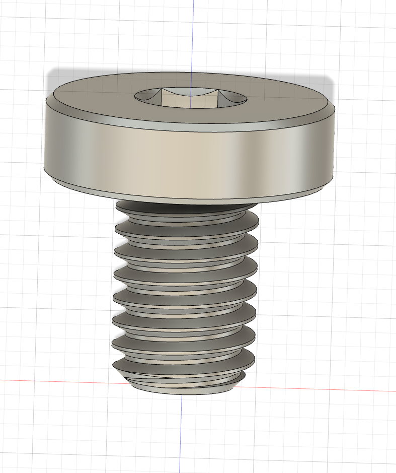 M5 Screw Model - Top View