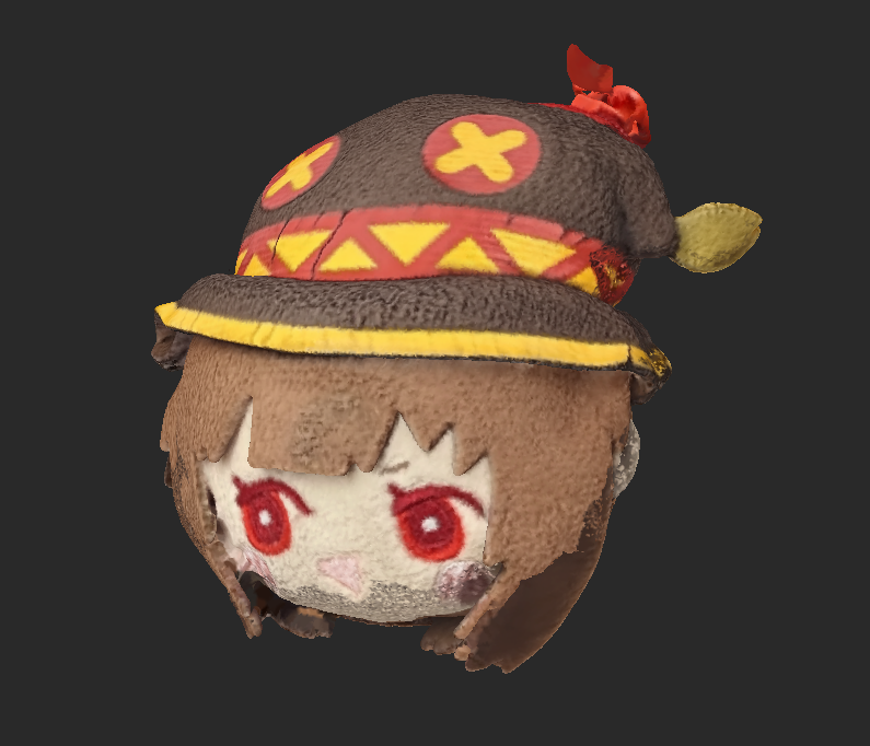 3D Scan of Megumin Anime Keychain