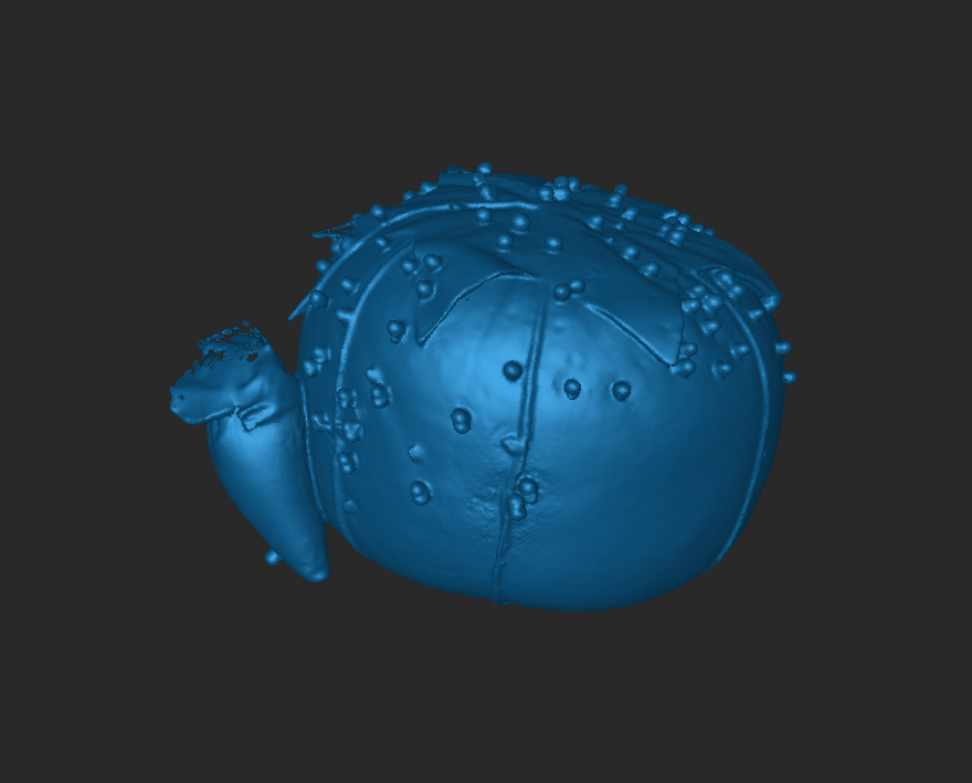 3D Scan of Velvet Tomato Plushie