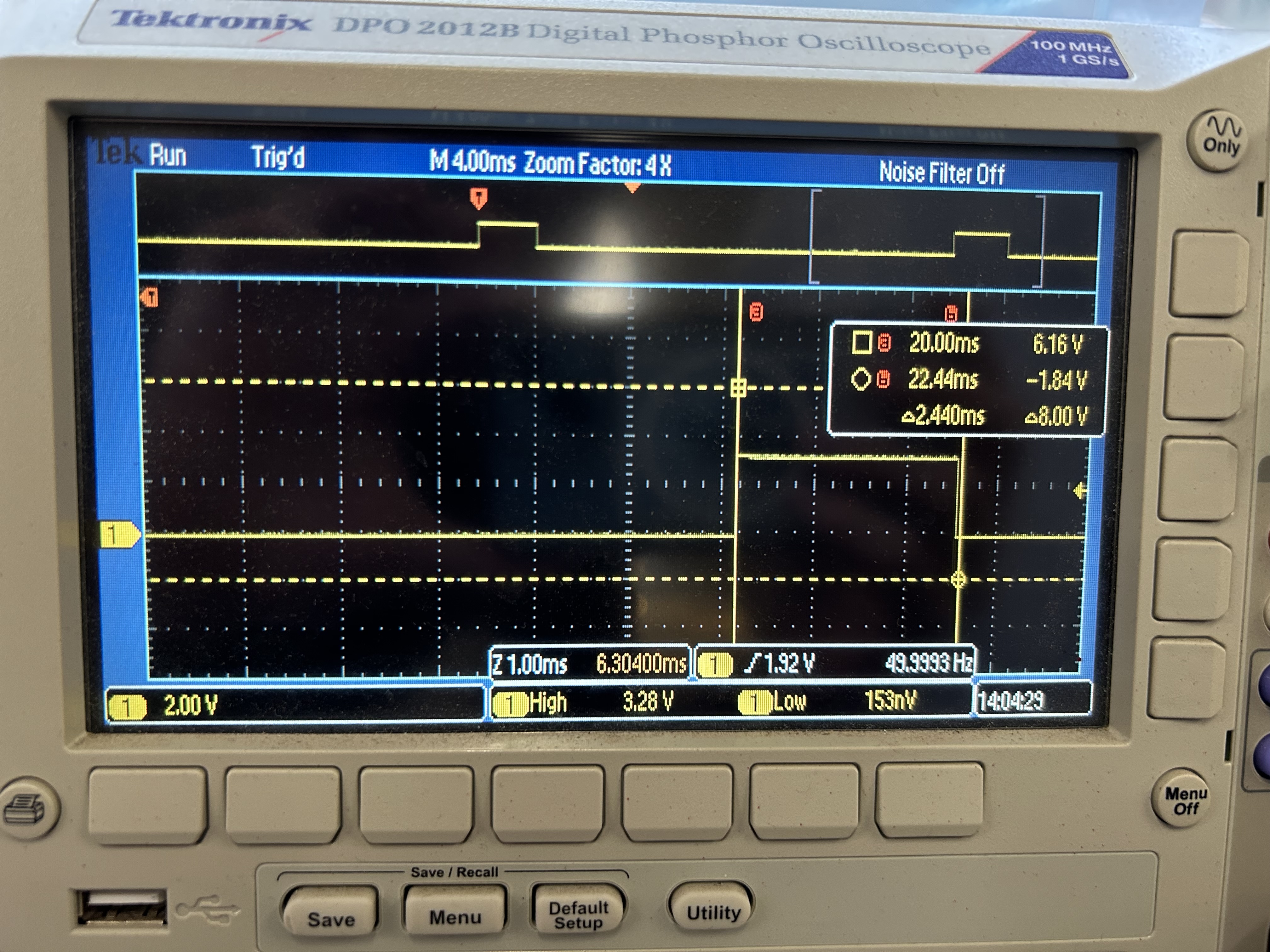 Longest pulse width