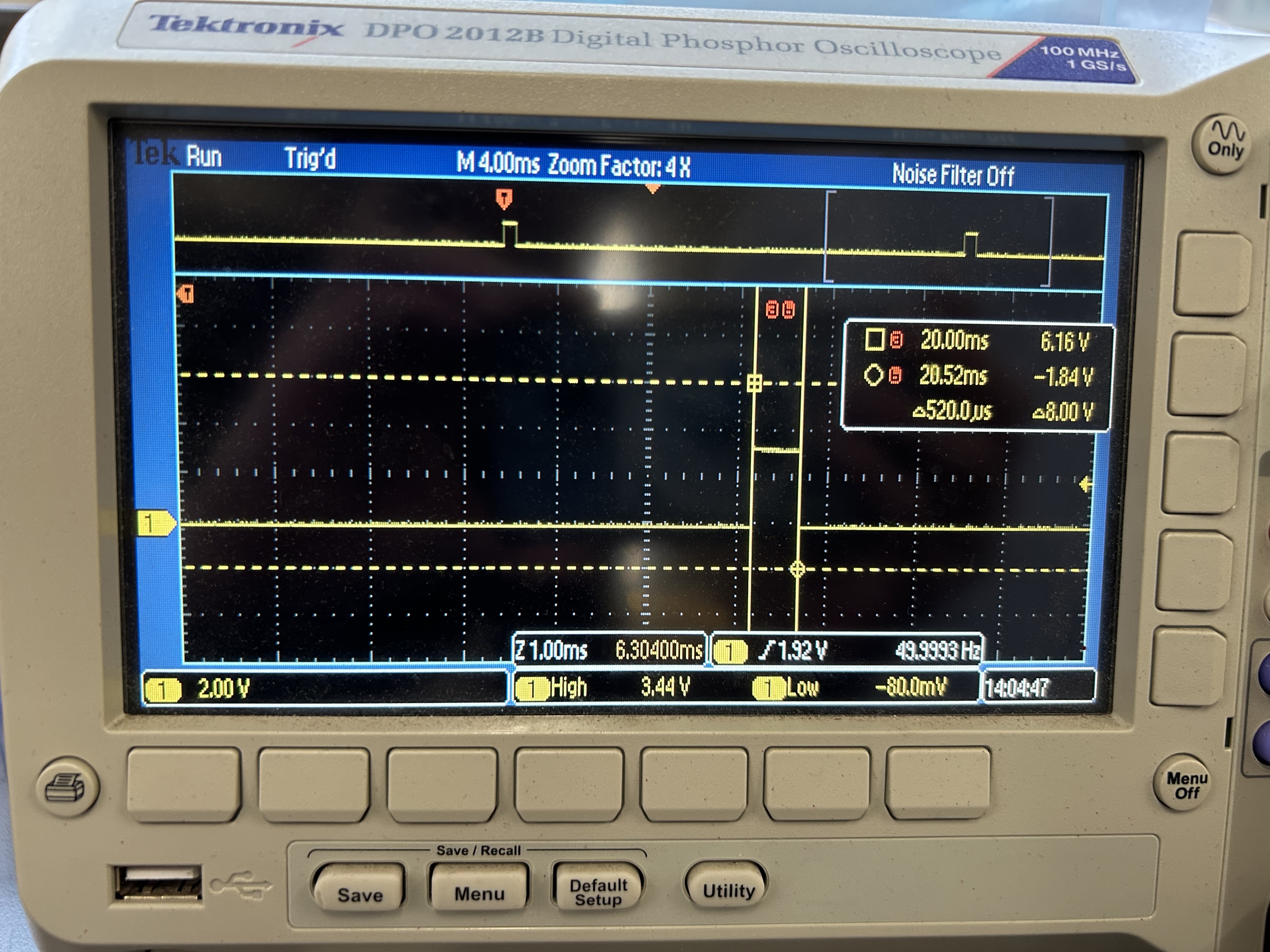Shortest pulse width