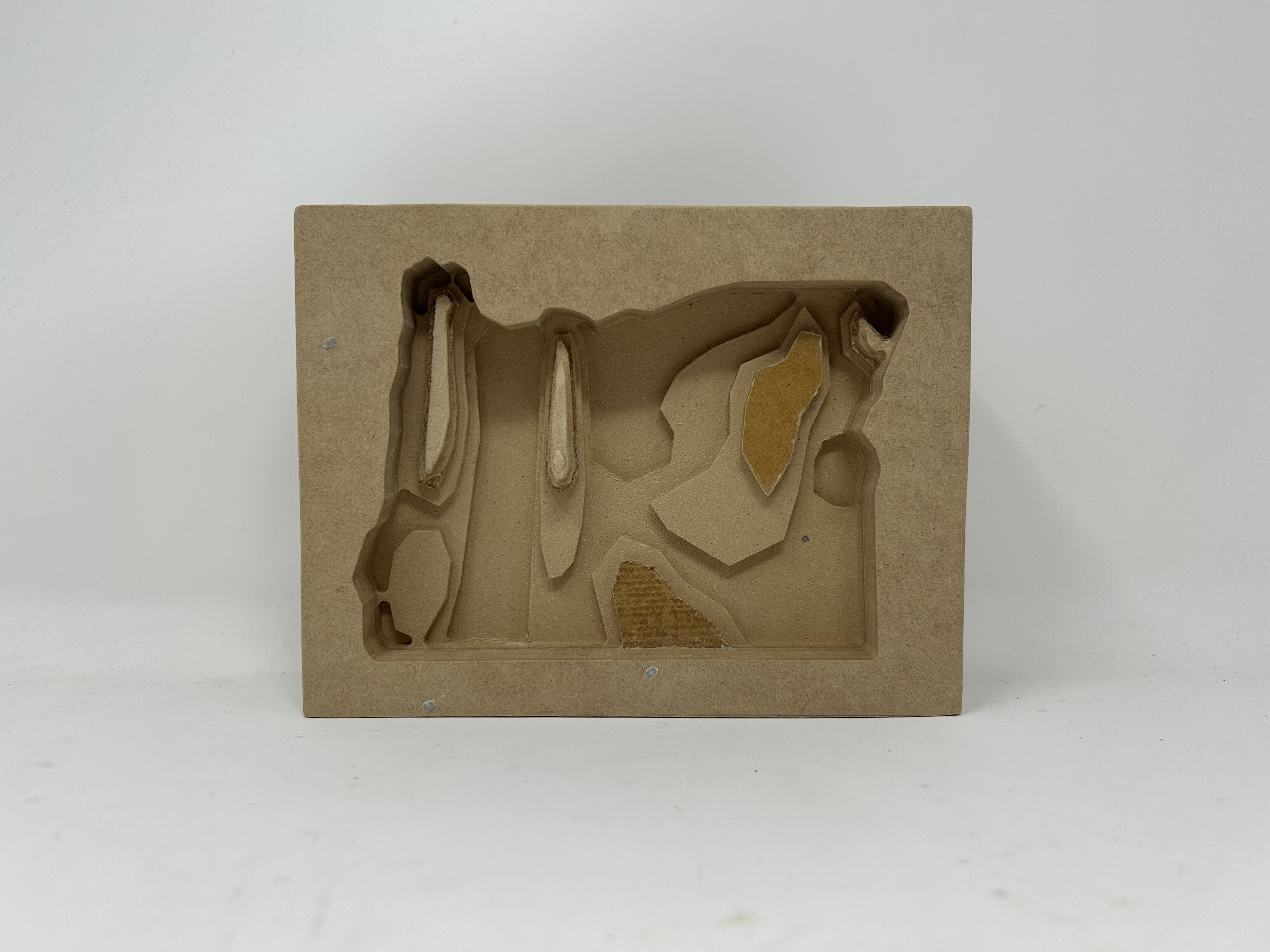 Wood block front view